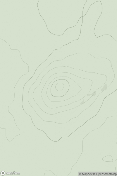 Thumbnail image for Knock Fell [Carrick and Galloway] showing contour plot for surrounding peak